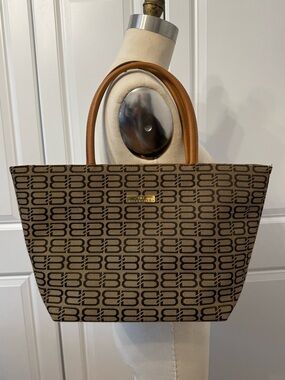 Balenciaga Brown BB Tote with Tan Handles